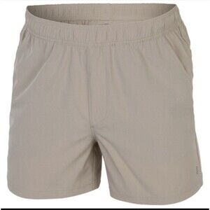 Fit Essentials Men's Drytech Running Shorts Tan 5" Inseam Size Medium (I12)
